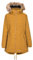 Trespass Celebrity, Golden Brown, S, Warm Waterproof Jacket with Removable Hood for Ladies, Brown, Small