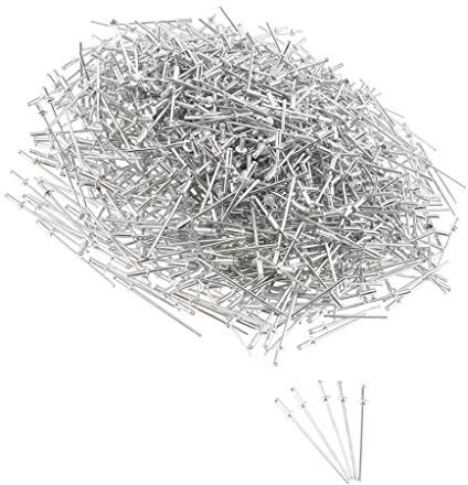 1000 Pezzi Rivetti Ciechi a Strappo Apribili 2.4mm - 2.4x6mm