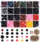 ASTARON 1028Pcs Safety Eyes and Noses Kit with Washers for Crochet Toys Doll Plush Animal Craft Making Assorted Sizes(6mm-15mm)