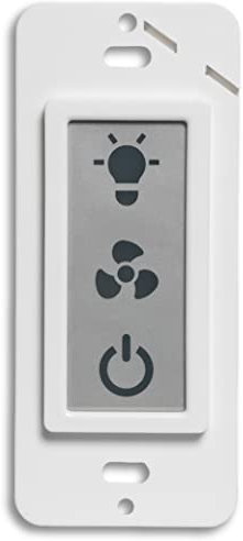 Homewerks 7150-02 LED 2-Way Panel Bathroom Light Switch for Ventilation Fans