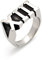 Römische Ziffer 13 Titanstahl Herrenringe Punk Hip Hop Retro Einzigartiges Amulett für Mann Freund Biker Schmuck Kreativität Geschenk