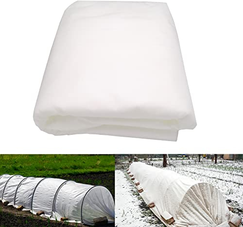 LINCOCLE Wintervlies für Pflanzen, 1.5m X 10m Winterschutzvlies, 40g/m² Gartenvlies Frostschutz, Premium Frühbeetvlies, Winterschutz für Pflanzen Frostschutz Atmungsaktives Schutzvlies
