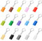 KRISFD Kunststoff Anhänger Schlüsselbund 15 Stück Party Schlüsselanhänger Schlüsselbund Aus Kunststoff Brick Keychain Für Lego Schlüsselanhänger Geburtstag, Party Bag Fillings, Belohnungen, Anhänger