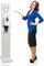 MyMaxxi | Hand Desinfektionsmittelspender Station Sensor WOOD Topschild Spender Set 6x 1L Desinfektionsmittel stehend automatisch | touchless disinfection Desinfektionsspender Standfuß Dosierpumpe