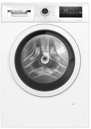 Bosch - Lavadora Libre Instalación, 8 kg, 1200 RPM, Serie 4, Función Pausa + Carga, Iron Assist, Motor EcoSilence, Blanco, WAN24272ES