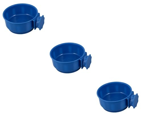 iplusmile Futternapf für Katze Kaninchen und Hunde - Hundenapf Hängend - Abnehmbare Wassernapf für Kisten und Käfige, 3 Stück
