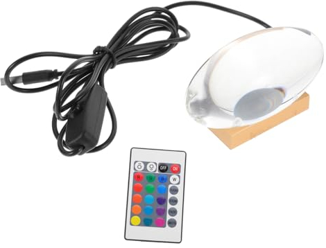 Gadpiparty Fish Tank Projector Desk Lamp Self Adhesive Floor Tile USB Night Lighting Vlog Background Light Home Lamp Vibe Light Astetic Room Decor Popcorn Machine Glass Projector Lamp