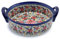 Ceramic Baking Dish For Oven, Small Casserole Dish With Handles, Ceramic Oven Bakeware-chrysanthemum-round 950ml