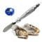 YAOLEXIA Pneumatic Stainless Steel Oyster Knife, Frequency: 1000bpm, Stroke: 16mm, Commercial Assembly Line Oyster Knife, Shellfish Shelling Tool, Seafood Tools for Hotel Family Buffet