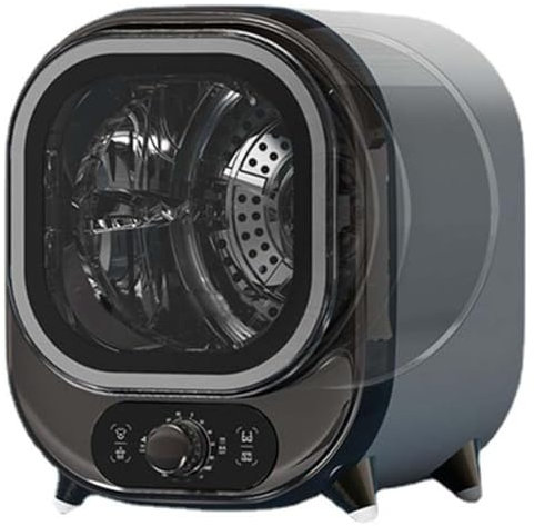 Secador De Caída Ventilada Compacta, Capacidad De 5 Kg, Acero Inoxidable, Viento Caliente Y Frío, Secado Silencioso, Control De Doble Temperatura, Ideal para Apartamentos Y Dormitorios