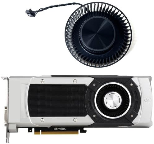 SHANGYG BFB0712HF 66MM 4PIN NVIDIA GTX 980、GTX 980TI GPU FAN，For for for TITAN、GTX 980TI、GTX 980 Graphics card cooling fan Replacement parts