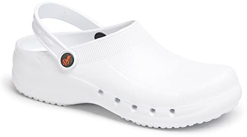 DIAN EVA Color Blanco Talla 45, Zueco de Trabajo para sanidad y hostelería Unisex Certificado CE EN ISO 20347 Marca