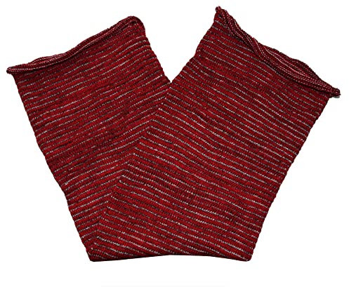 Simandra Schlauchschal Strickschal Schlauch Schal Kopftuch Halstuch Mütze Dread Wrap Multischal Magic Hair (Rot)