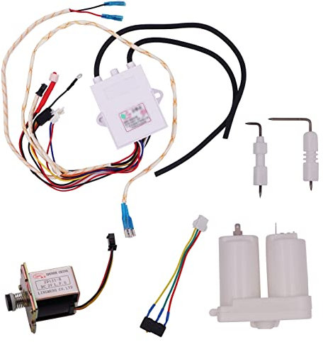 Meter Star Accensione universale a impulsi per scaldabagno a gas a fila diretta, controller di accensione per canna fumaria, accessori per scaldabagno (set di accensione singola)