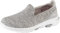 Skechers Performance GO WALK 5 HONOR, Zapatillas para Mujer, Gray Textile/Trim, 40 EU