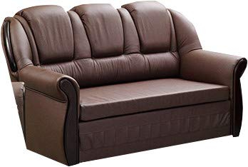 MOEBLO Sofa mit Schlaffunktion und Bettkasten, Couch für Wohnzimmer, Schlafsofa Federkern Sofagarnitur Polstersofa Wohnlandschaft - FILON (Braun (Soft 66))