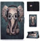 CaseFun - Carcasa para Samsung Galaxy Tab S6 Lite 10.4 P610 y P615, diseño de Elefante, Color Negro