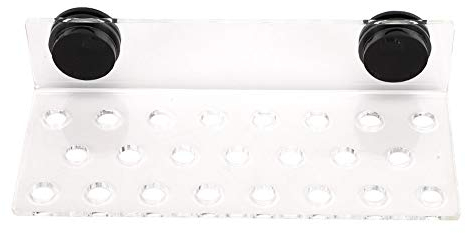 Cikonielf Aquarium Korallen Frag Halterung Rack Magnetisches Acryl Aquarium Frag Rack Bracket Transparentes Aquarium Rack Halterung Halter(23 Hole)