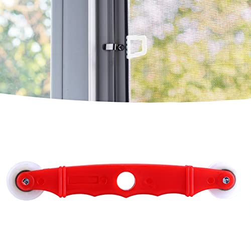 Tyenaza Ersatz Fliegengitter Fenster Fliegengitter Fliegengitter Meterware Moskitonetz Fligen Schutz Gitter, Rollwerkzeug für Fenstergitter, Einroller DIY Zuschneidbar