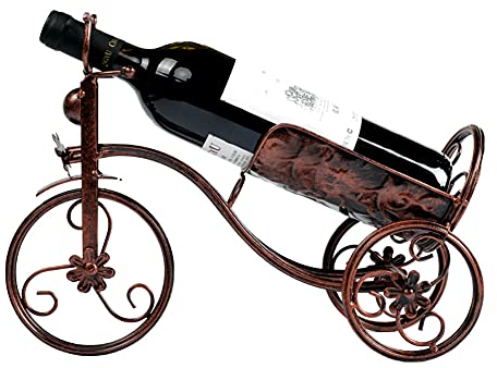 Porta Bottiglie di Vino Portavino da Terra Moderno Porta Bottiglie di Vino Legno Porta Bottiglie di Vino da Tavolo for Bottiglie Vino Brown