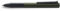 Lamy 1236531 tipo Al/K Tintenroller 339 – Rollpen aus Aluminium in der Farbe grün eloxiert mit integrierter Clip-/Drücker-Mechanik – Tintenrollermine M 66 schwarz – Strichbreite M