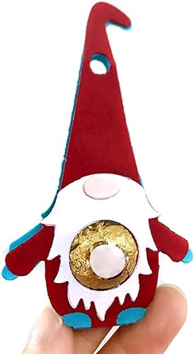 Weihnachts-Zwerg-Schokolade-Stanzformen für Kartenherstellung, Stanzformen, Schablonen für DIY, Scrapbooking, Fotoalbum, dekorative Prägepapier