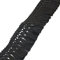 Yalulu 10 Yards Quaste Fransenborte Fransenband Quaste Trim Band Fringe Borte Fransen Quasten Trim Fransen Spitzenborte Dekoband für Kleidung,Kostüme,DIY Nähen (Schwarz)