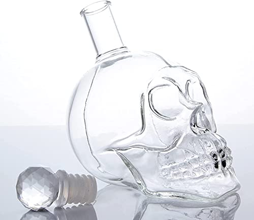 Tuzsocr Totenkopf Gläser, 350/550ml, Whisky Gläser, Totenkopf Dekoration, Set (350ml)