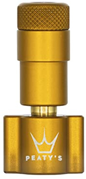 Peaty's CO2 Tyre Inflator Head Only - Unique Compact Straight Line Design for Maximum Airflow & Rapid Inflation, Presta Valve Compatible, Bike Pump for Mountain, Road & Gravel Bike Tyres