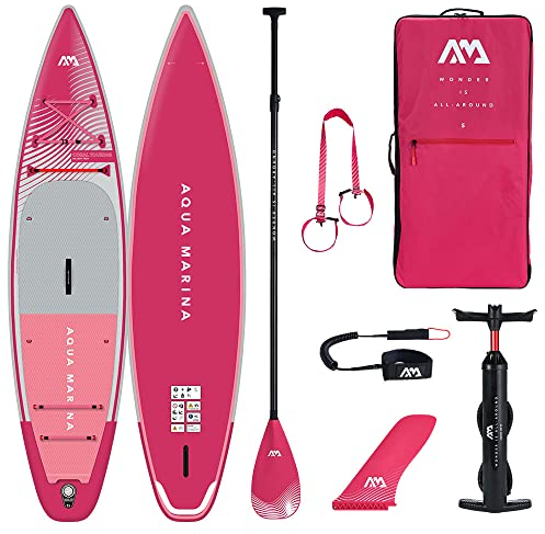 Aqua Marina Coral Touring - Tavola gonfiabile per stand up paddle (iSUP), 350 cm, colore: rosa