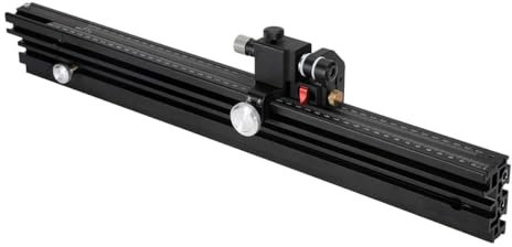 HONGDUI KS22 Jauge à onglet en aluminium Support étendu pour le travail du bois Jauge à onglet Table Scie Router Table