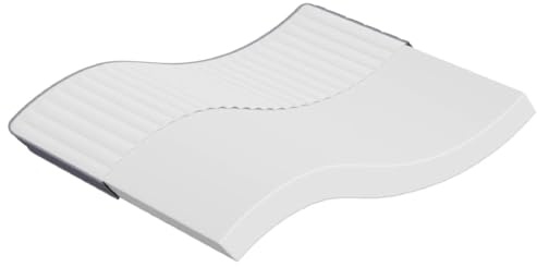 vidaXL Matratze Schaumstoff Mittelweich 160x200 cm