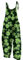 RMBLYfeiye Jumpsuit Damen Sexy Hosenanzug Elegant 2 Teilig Karneval Onesie Kleeblatt Druck St Patricks Day Kostüm Spaghetti Wide Leg Playsuit Ärmelloser Overall Weiß