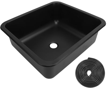 Fregadero para RV, Fregadero de Cocina para RV de Acero Inoxidable, Fregadero de un Seno, 400x360x150 Mm, Lavabo para Lavamanos, Fregadero de Barra de Gran Capacidad