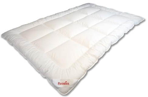PARADIES Bettdecke 155x220 cm Nima Bio winterwarm - Winterdecke, Öko-Tex 100 Klasse 1, Steppdecke