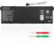KXRSII AC14B8K Batteria per Acer Aspire A515-51G A515-52 A515-52G A515-55 A517-51G A517-51 A715-72G NITRO AN515-51 AN515-52 SWIFT SF314-51 SF314-52 SF315-51 SF315-41 PH317-52 4ICP5/57/80 4ICP5/57/81