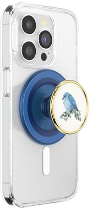PopSockets Handy-Grip für MagSafe, Magnetischer Halter, Handyständer, Blue - Blue Bird