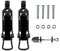 Schaufelhalter, Metallgummiklemme für Schaufelhalter, Montageset für Axthalter, Schnellspanner, Autozubehör, platzsparend, vielseitig einsetzbar für Boote, Anhänger