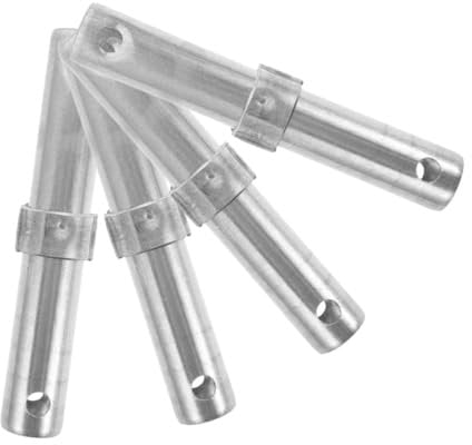 Veemoon 4pcs Scaffolding Connecting Rods Scaffold Pole End Caps Scaffolding Pole Connectors Scaffold Safety Outrigger Forged Couplers