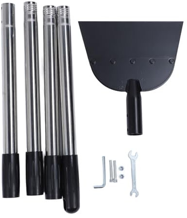 Gavigain Pelle à Neige Ergonomique à Hauteur réglable, Lame Extra Large, Construction en Acier, Outil Toutes Saisons pour allée, allée et Nettoyage extérieur