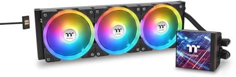 MAGFloe 360 Ultra CPU Liquid Cooler/Intel&AMD Compatible/ 3x120mm 500~2000rpm SWAFAN EX/ 360mm Radiator/MAGForce 2.0/3.95 Square LCD/Swappable Fan Blades/Black/CL-W432-PL12SW-A