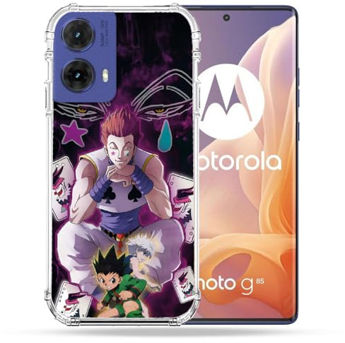 Cokitec Robuste Schutzhülle für Motorola G85 5G Manga Hunter X Hunter Hisoka