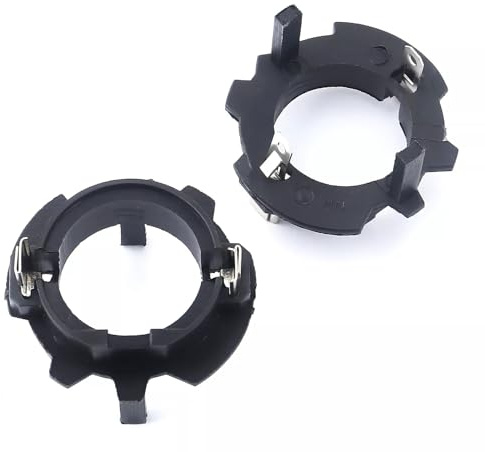XYWOPO Lot de 2 adaptateurs for Ampoules de phares LED H7, for VW, for Golf, 5, for Jetta, MK5, Support de Style de Voiture, Base de Remplacement Support de Phare de Voiture