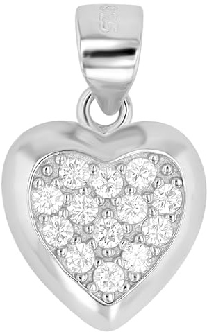 Akzent Anhänger für Damen in 925 Silber, 100% Wasserfest & Hautverträglich
