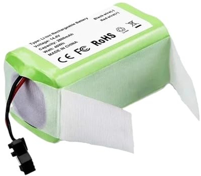 Batería de Repuesto 14.4V Li-Ion, Compatible con Cecotec Conga 950 990 999 1090 1190 1790 1990 2290 5290 Aspiradora Robot Batería(3000mAh)