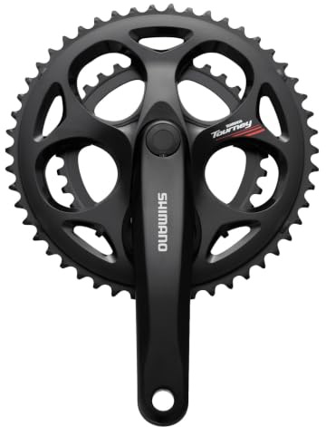 SHIMANO Tourney FC-A070 Kurbelgarnitur 7/8-fach schwarz 2022 MTB