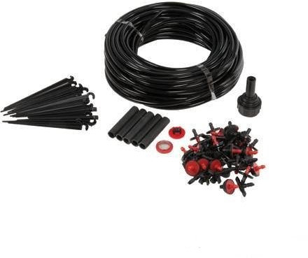 71 Peice Kit Micro Irrigation System Connects To Hanging Baskets, Pots Etc