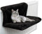 Petlicity Warm and Cosy Pet Cat and Dog Radiator Bed (Black)