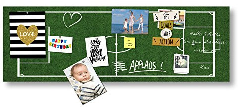 Cuadros Lifestyle Markerboard/Magnettafel | WM-Artikel 2022 | Weltmeisterschaft| WM | Fußball | Fußballfeld | Fußballplatz | Acrylglas | Verschiedene Größen |, Größe:150x50 cm