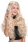 WIG ME UP - 91323-ZA83 Perücke Damen sehr lang wellig hellblond aufwendig geflochten Mittelscheitel Romantik Märchen Prinzessin Hippie